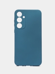 Чехол-накладка Krutoff Silicone Case для Samsung Galaxy A35 5G (A356) синий