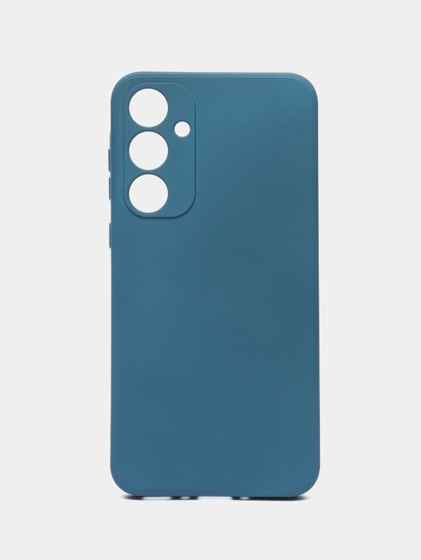 Чехол-накладка Krutoff Silicone Case для Samsung Galaxy A35 5G (A356) синий