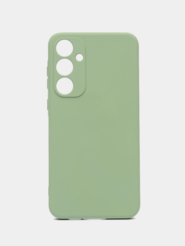 Чехол-накладка Krutoff Silicone Case для Samsung Galaxy A55 5G (A556) зелёный