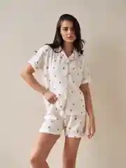 Разноцветный женская пижама с шортами