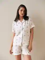 Разноцветный женская пижама с шортами