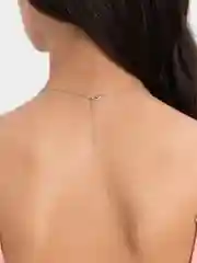 Кораллово-розовый цепочка на шею, женская, "Сердце"