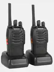 Черный набор раций BAOFENG BF-888S, дальность до 7 км, 2 штуки