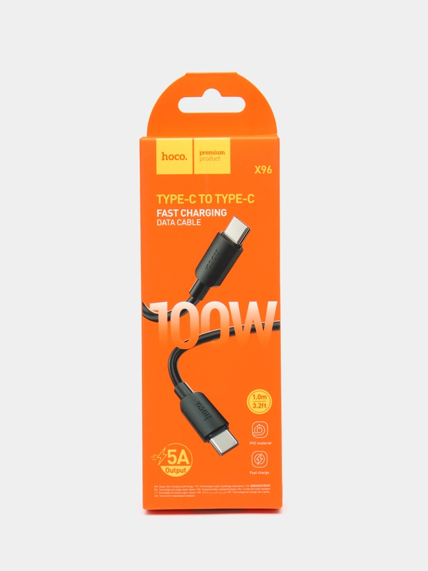Кабель для зарядки Hoco X96 Hyper (60W, 100W) Type-C для быстрой зарядки (Type-C - Type-C)