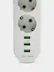 Сетевой фильтр, USB зарядка, удлинитель, 2, 3, 5, 7 метров