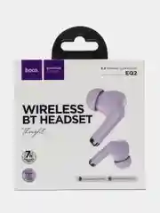 Белый наушники беспроводные Hoco EQ2, bluetooth, вакуумные
