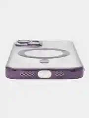 Аметистовый чехол для iPhone (Айфон) 7,8,SE 2020, 11, 12,13, 14,15 Pro,Max,mini,максейф