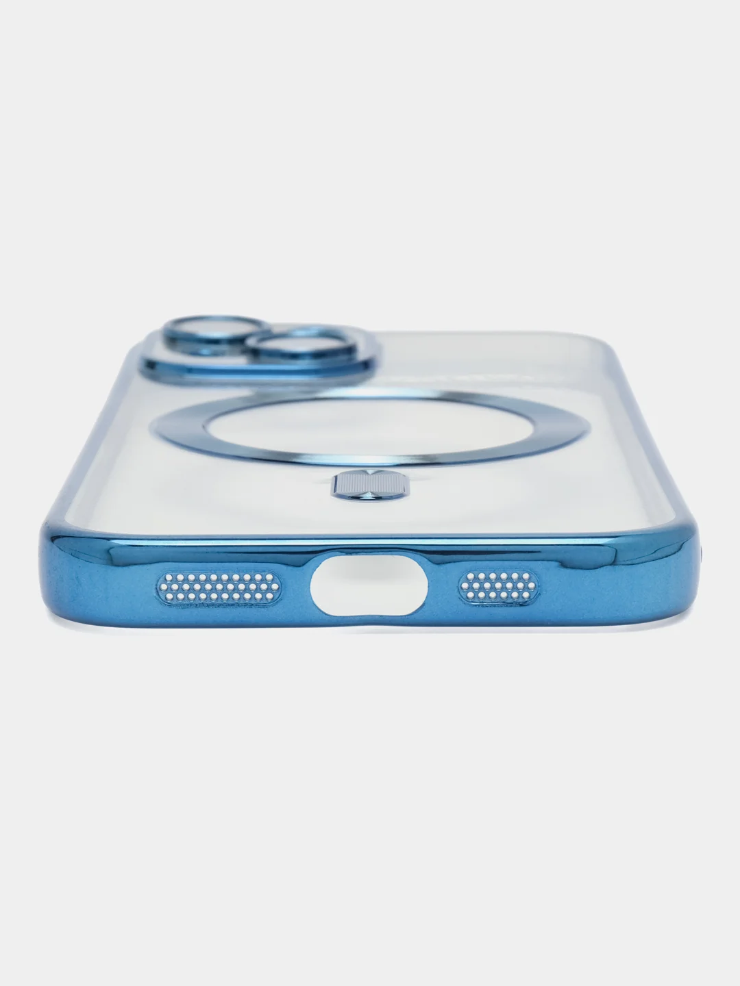 Индиго чехол для iPhone (Айфон) 7,8,SE 2020, 11, 12,13, 14,15 Pro,Max,mini,максейф