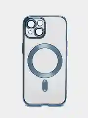 Индиго чехол для iPhone (Айфон) 7,8,SE 2020, 11, 12,13, 14,15 Pro,Max,mini,максейф