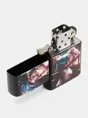 Алый зажигалка классическая, бензиновая