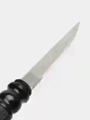 Черный нож складной туристический