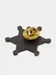 Хаки металлический значок, брошь, пин, pin шерифа на рюкзак, одежду, сумку, пиджак