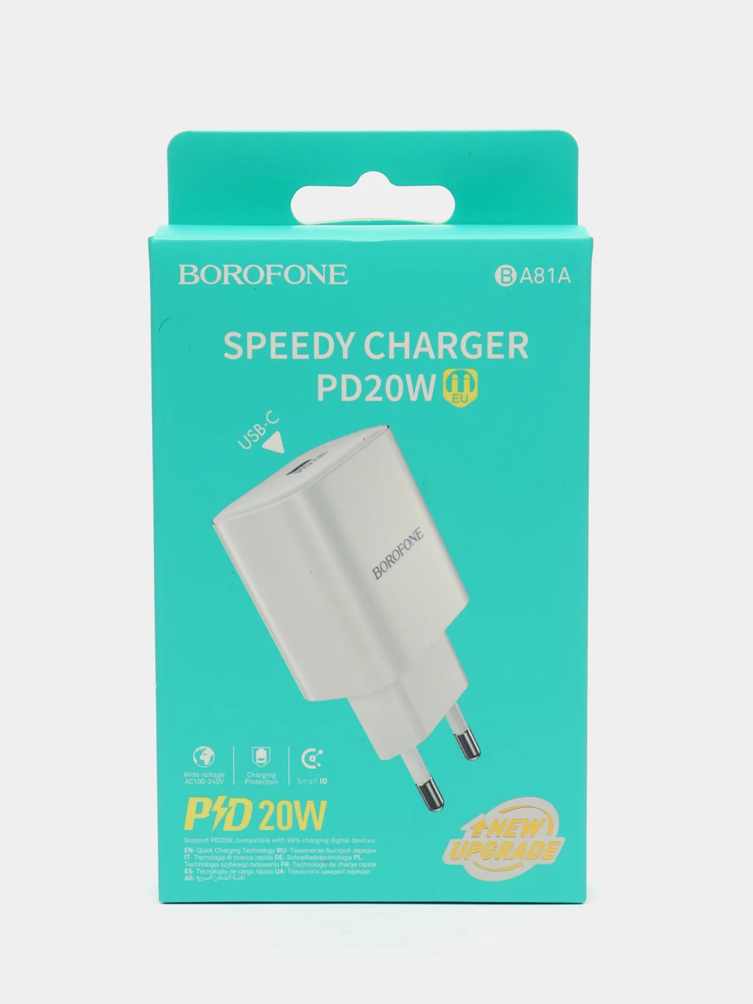 Сетевое зарядное устройство Borofone BA81A Plus, Type-C, 3A, PD20W