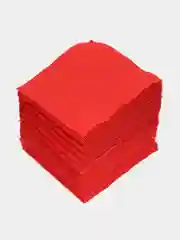 Салфетки бумажные, 24 х 24 см, 80 шт, интенсив, красные