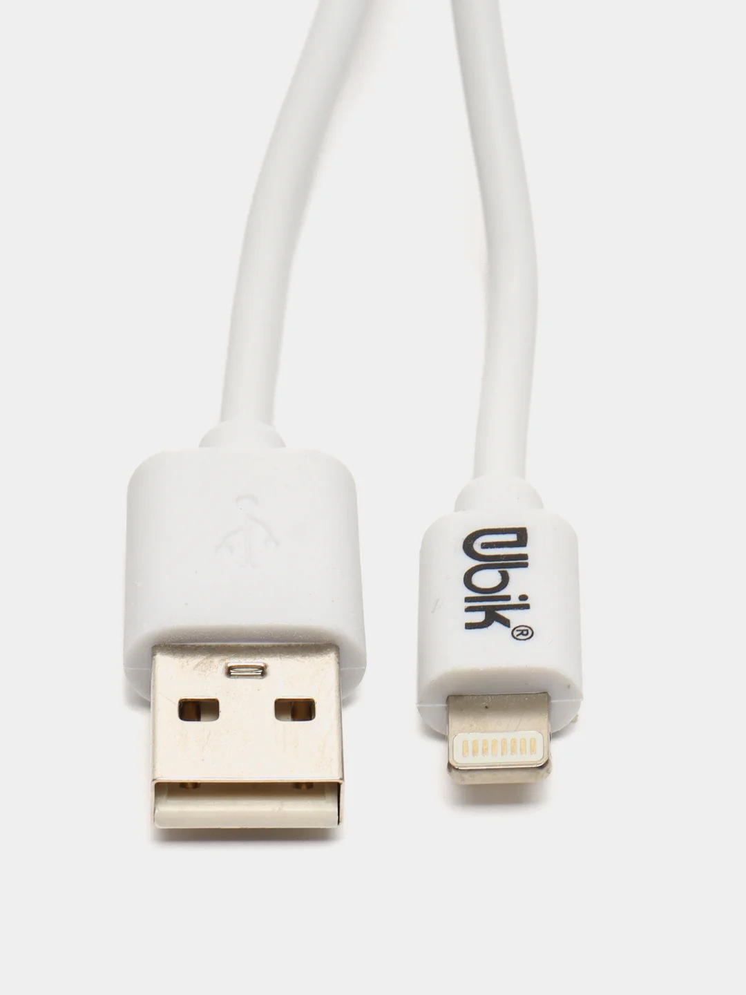 Белый кабель Ubik USB - Lightning (UL04)