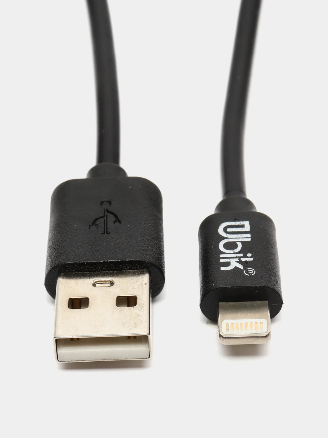 Черный кабель Ubik USB - Lightning (UL04)