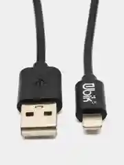 Черный кабель Ubik USB - Lightning (UL04)