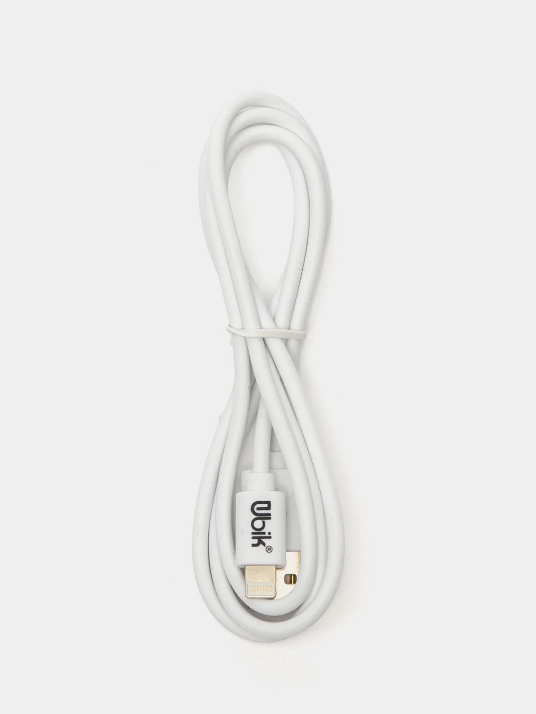 Белый кабель Ubik USB - Lightning (UL04)