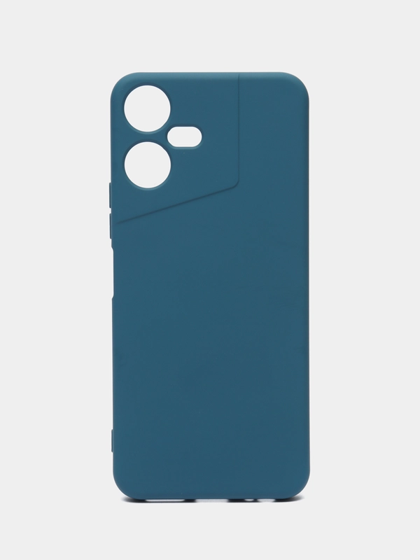 Чехол-накладка Krutoff Silicone Case для TECNO Pova Neo 3 синий