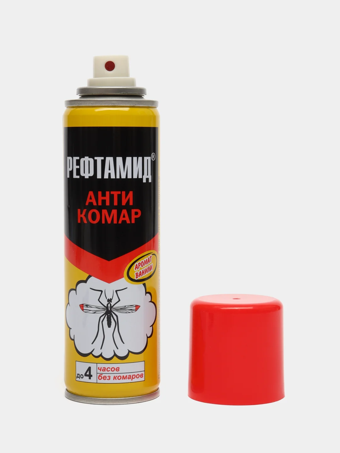 Аэрозоль Репеллент "Рефтамид Антикомар" Защита от Москитов, слепней и комаров, 145 мл, Экстра