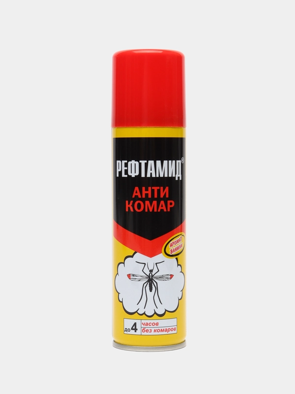 Аэрозоль Репеллент "Рефтамид Антикомар" Защита от Москитов, слепней и комаров, 145 мл, Экстра