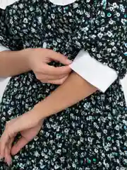 Угольный платье летнее женское хлопок миди