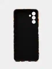 Оранжевый чехол с принтом для Samsung A13 5G