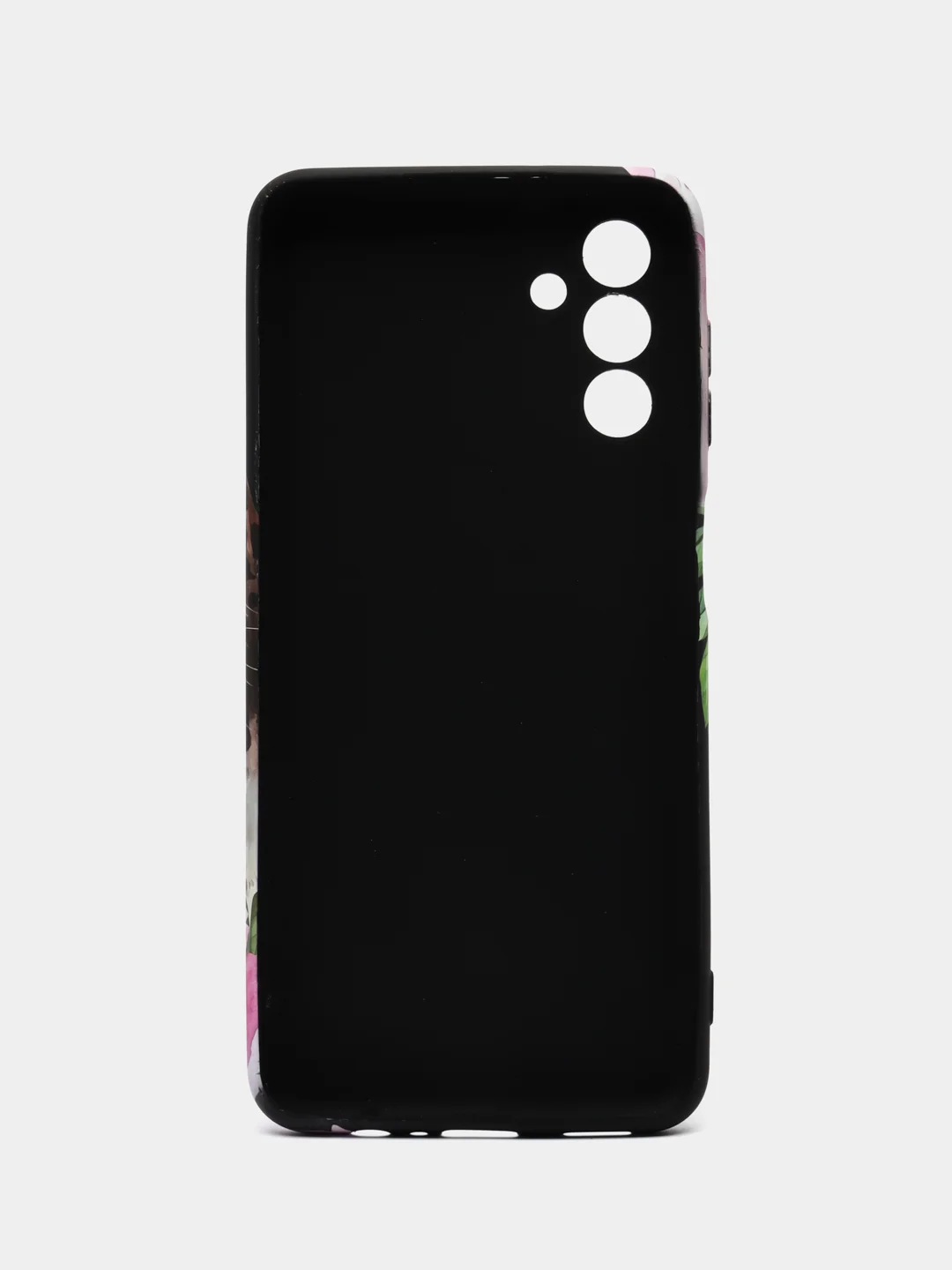 Розовый чехол с принтом для Samsung A13 5G