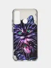 Чехол с принтом "Кот" Honor 9A/9S/9C/P40/P40 Lite/Y5 2019/ Samsung A31/A21s
