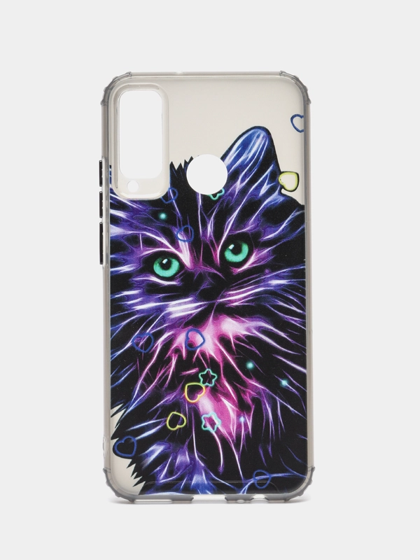 Чехол с принтом "Кот" Honor 9A/9S/9C/P40/P40 Lite/Y5 2019/ Samsung A31/A21s