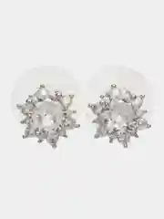 Серьги женские / гвоздики на новый год снежинки