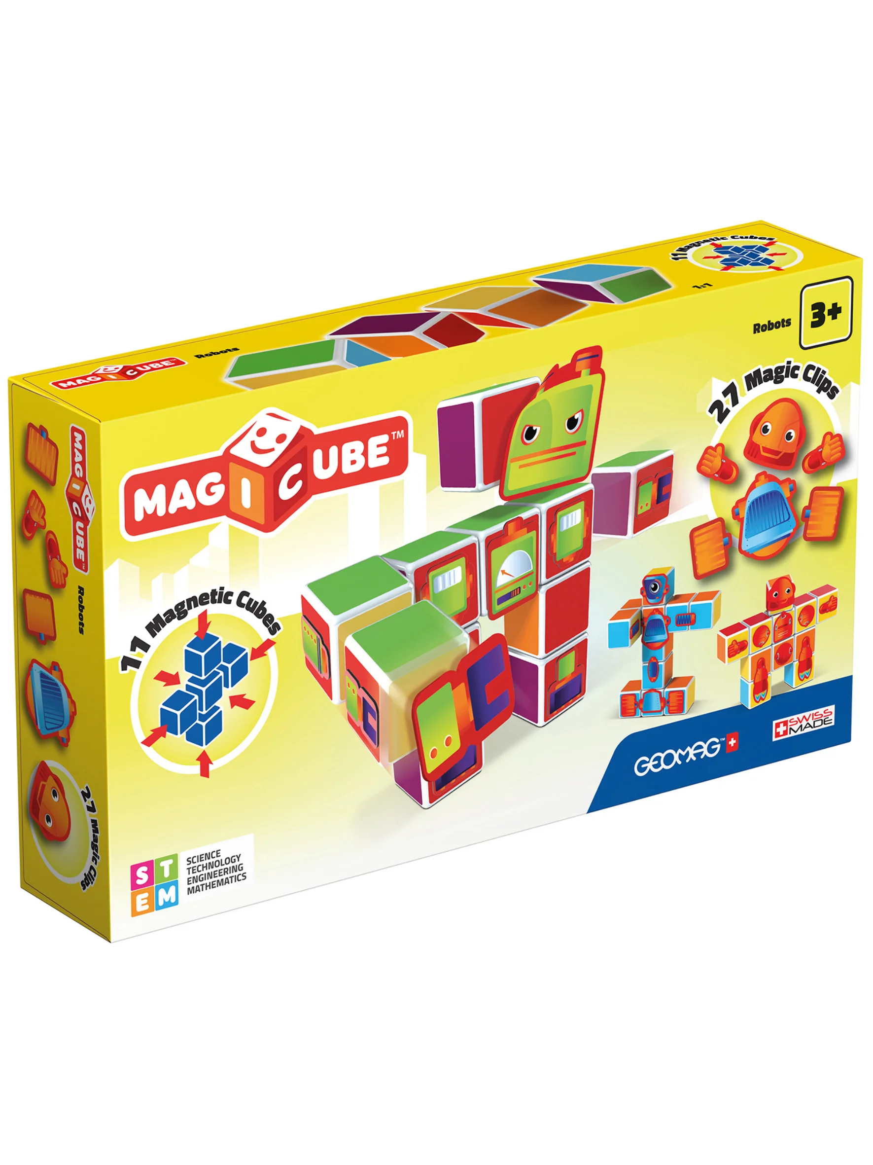 Конструктор магнитный MagiCube Роботы 142