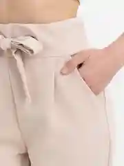 Бежевый брюки классические
