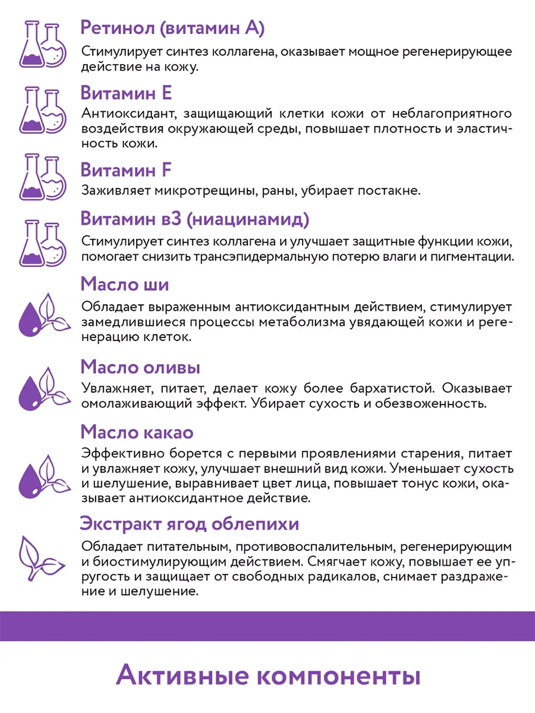 Крем для лица питательный с ретинолом 200 МЕ, 50 мл Аравиа ARAVIA