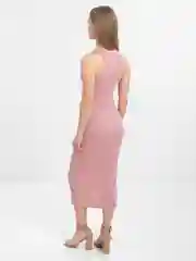 Розовый платье майка летнее