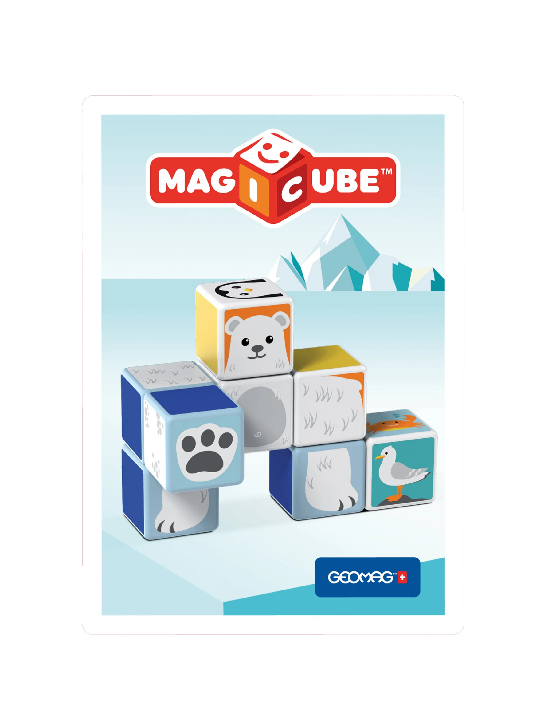 Конструктор магнитный MagiCube Полярные друзья 134