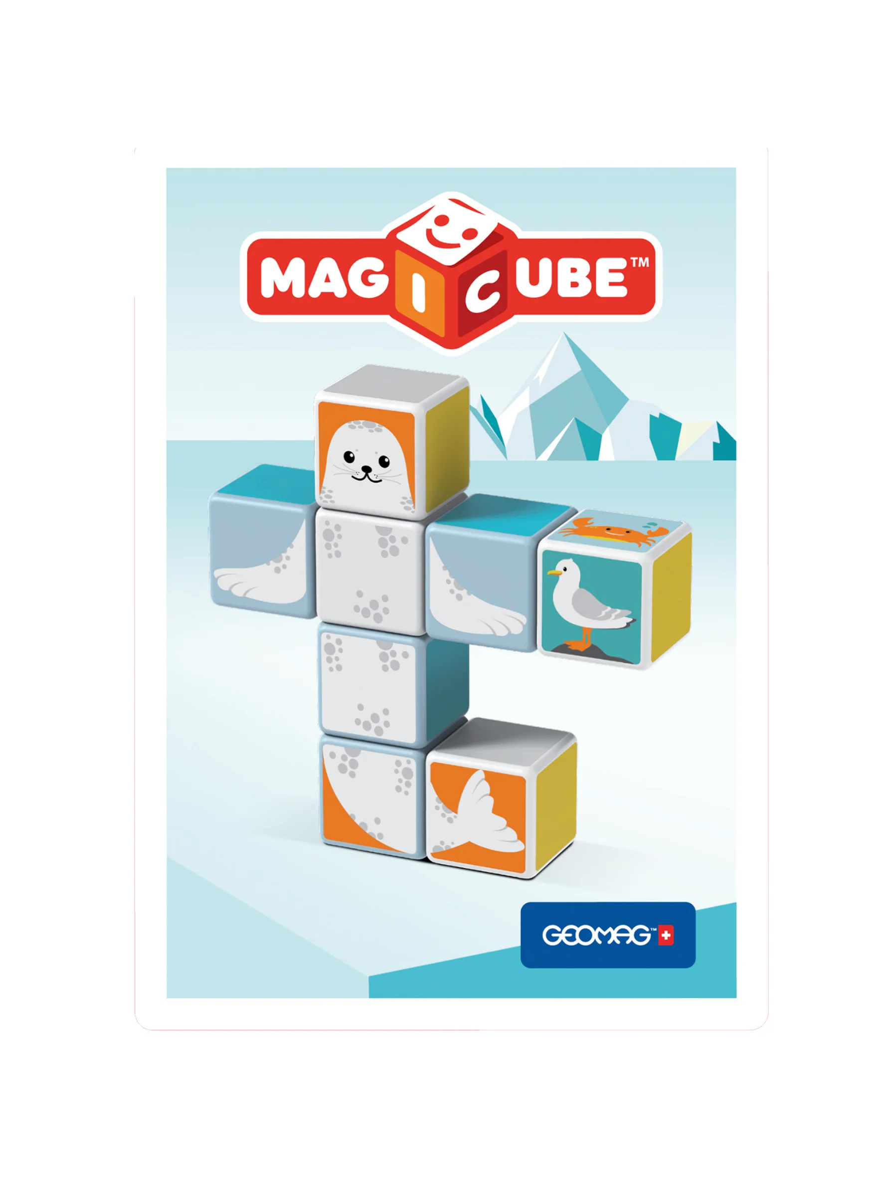 Конструктор магнитный MagiCube Полярные друзья 134