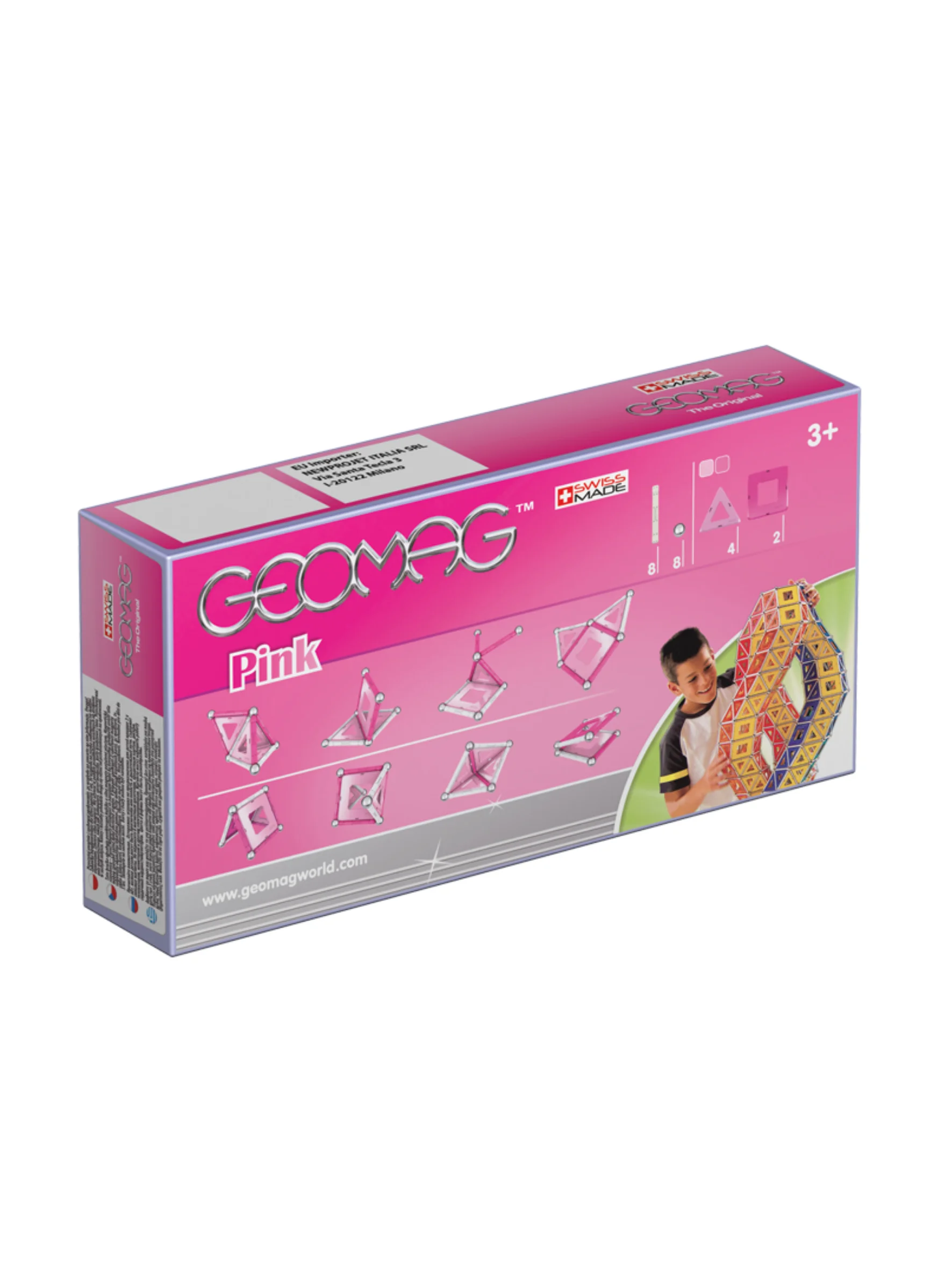 Магнитный конструктор Pink 22 дет. 340