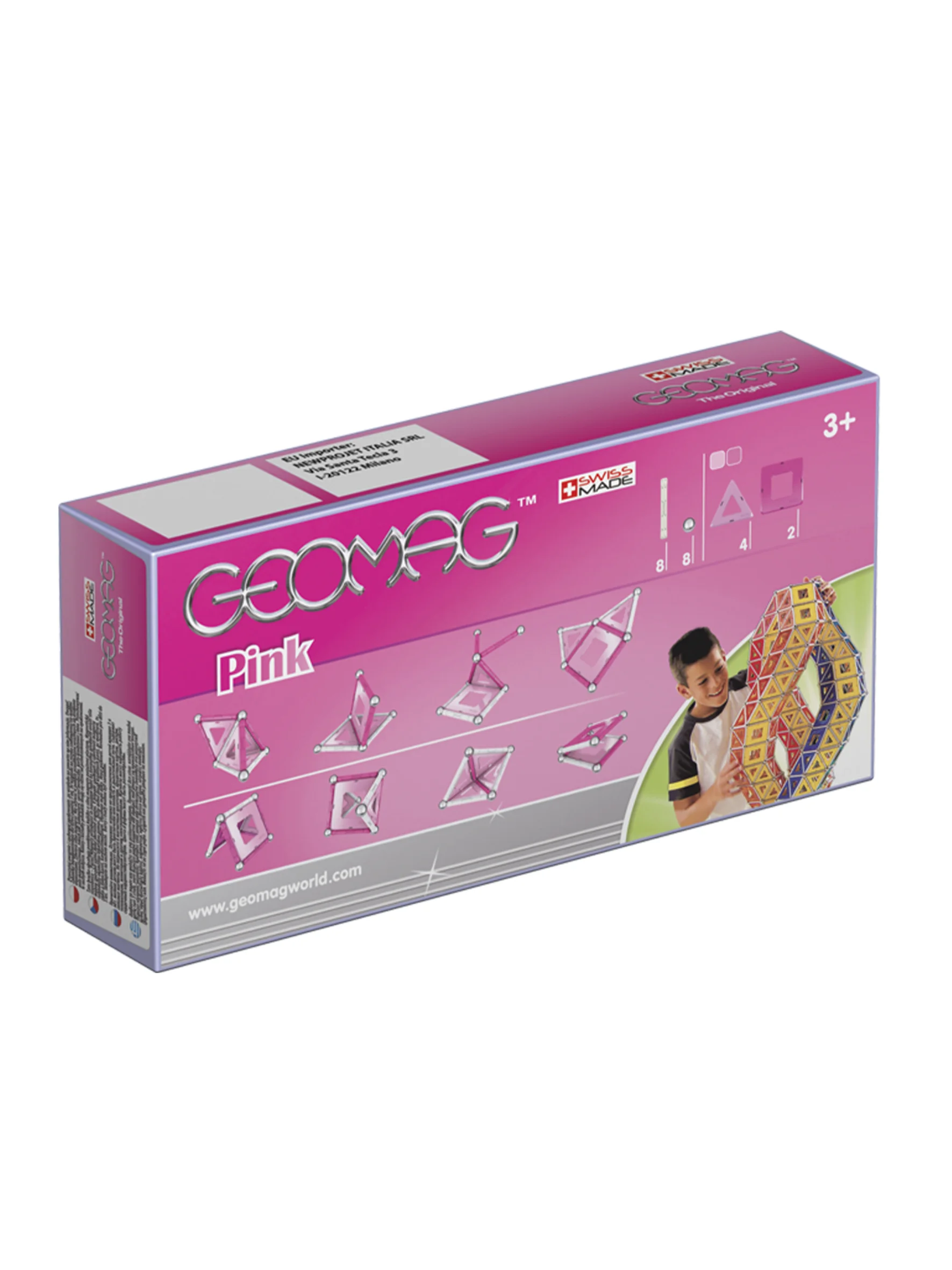 Магнитный конструктор Pink 22 дет. 340