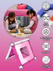 Магнитный конструктор Pink 22 дет. 340