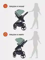 Зеленый коляска детская RANT "SOLAR" (2в1) RA158