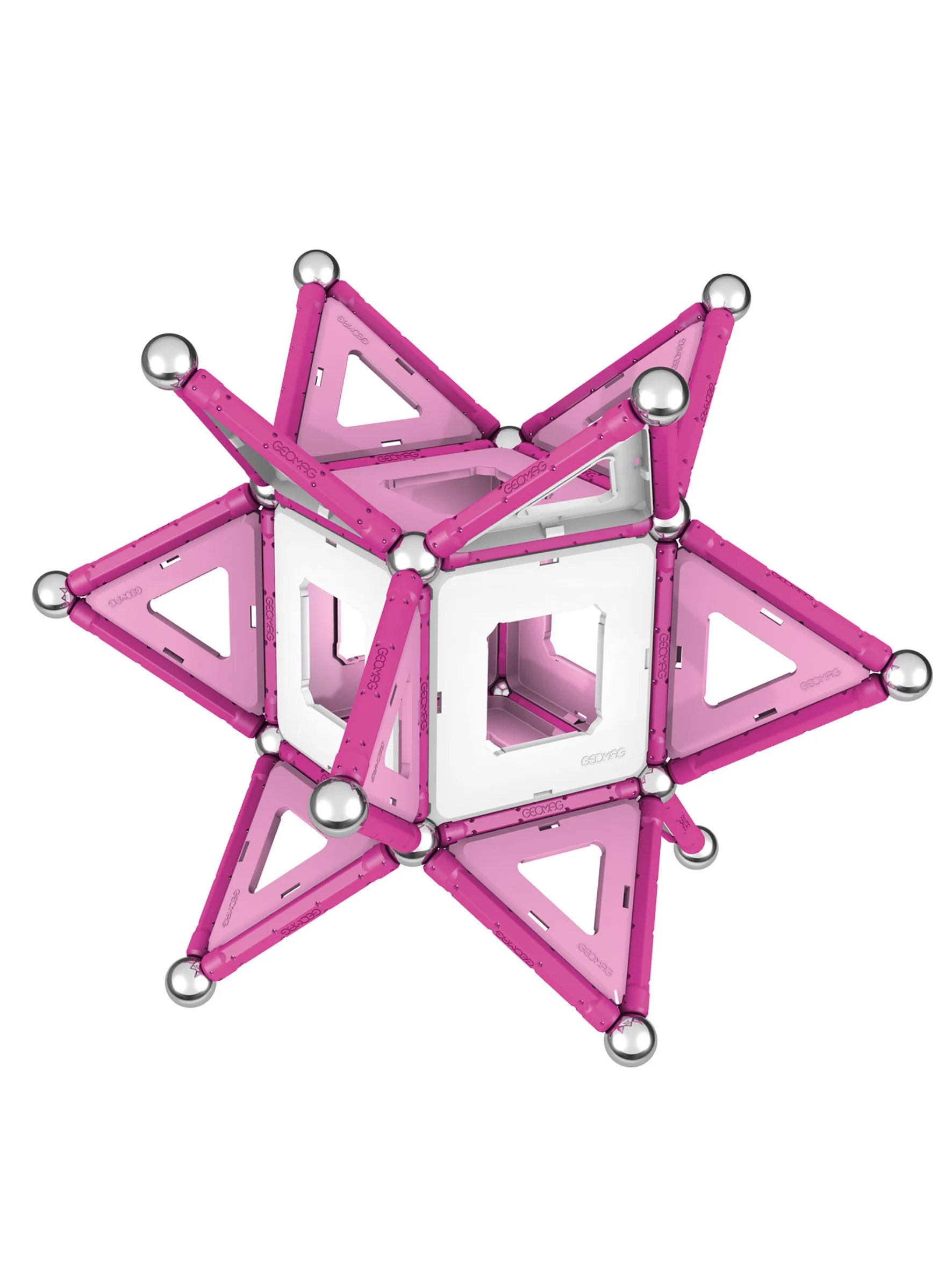Магнитный конструктор Pink 104 дет. 344