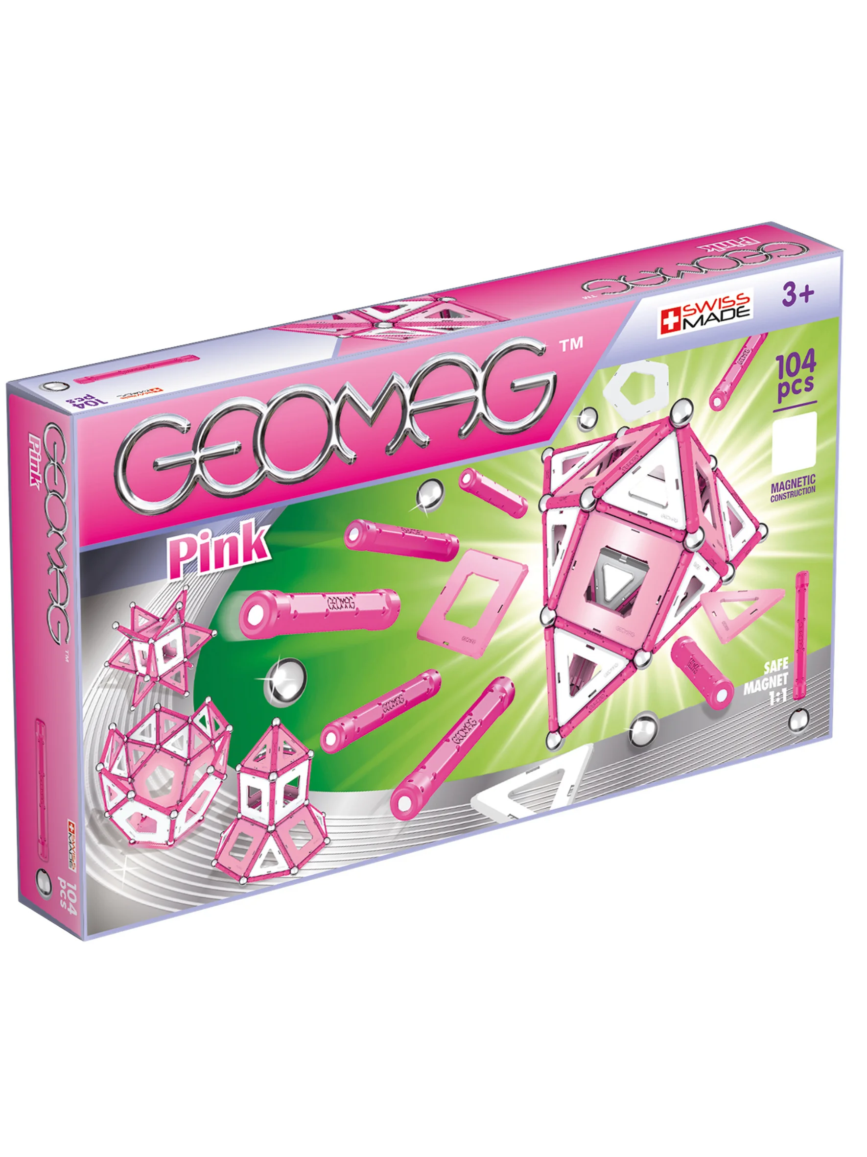 Магнитный конструктор Pink 104 дет. 344