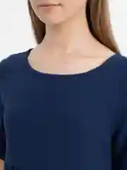 Синий платье для дома из муслина