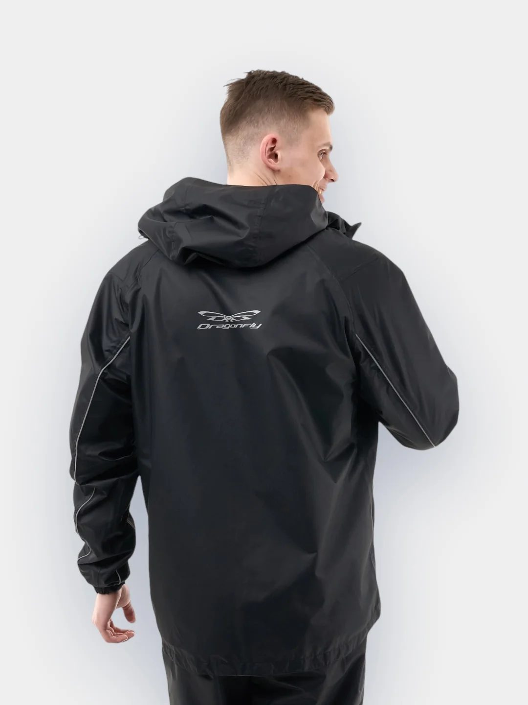 Черный костюм мужской мембранный Dragonfly ACTIVE 2.0 Man 2024