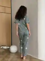 Зелёный хаки пижама женская
