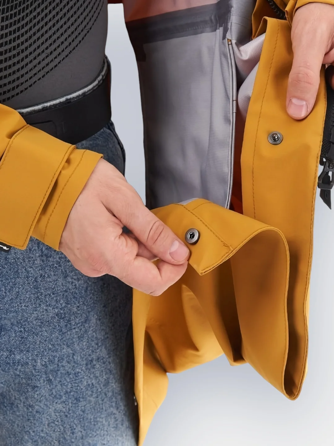 Желтый дождевик городской Dragonfly Raincoat 2.0