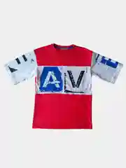 Красный деткая футболка для мальчиков