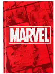 Красный ежедневник А5, 160 листов Marvel "Мстители"