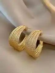 Многослойные серьги кольца, элегантные, вечерние
